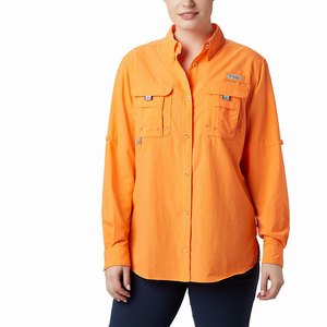 Columbia PFG Bahama™ Långärmad Tröja Dam Gula (TEPZM0465)